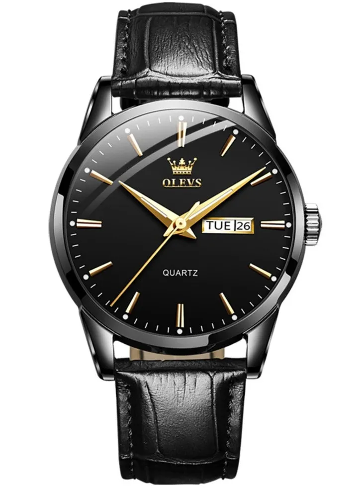 Water Resistant Watches For Men - Black