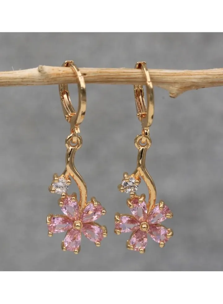 Elegant Gold Plated Earrings For Women