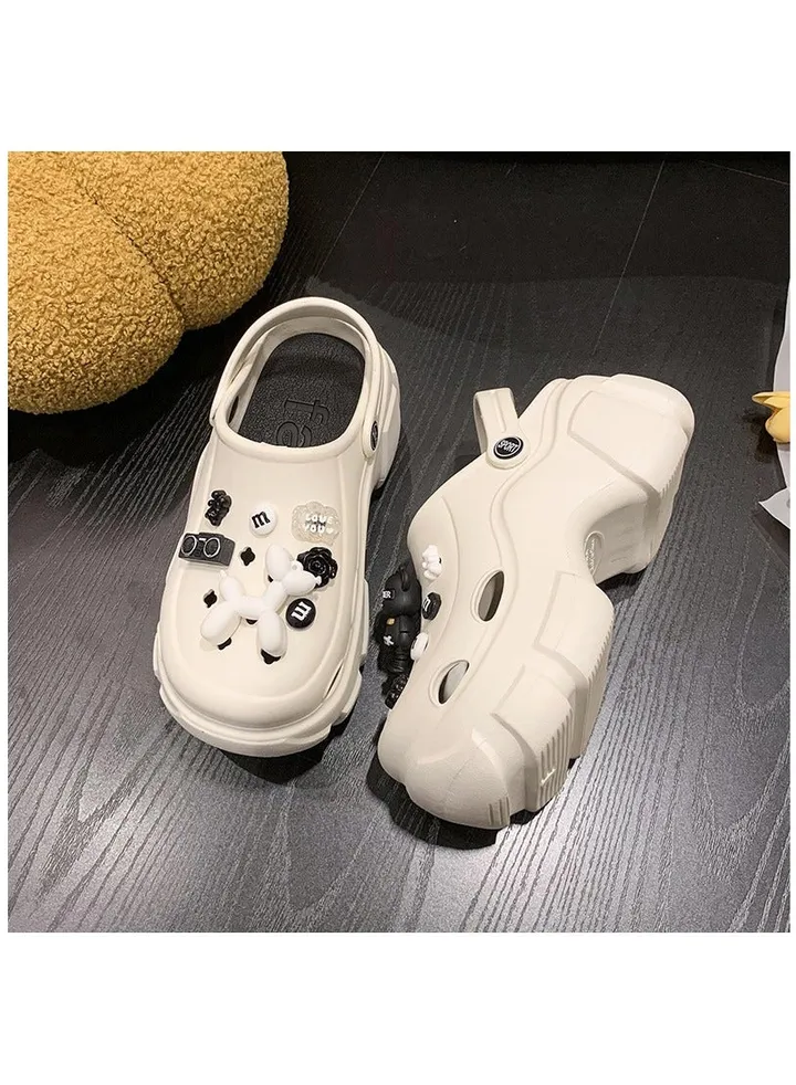 Wear Non Slip Lightweight Perforated Shoes For External Wear