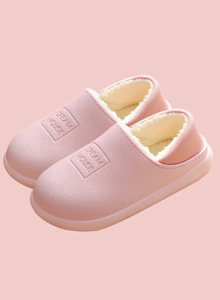 Autumn and Winter All-inclusive Waterproof Cotton Bedroom Slippers Non-slip Wear-resistant Warm Home Indoor for Women