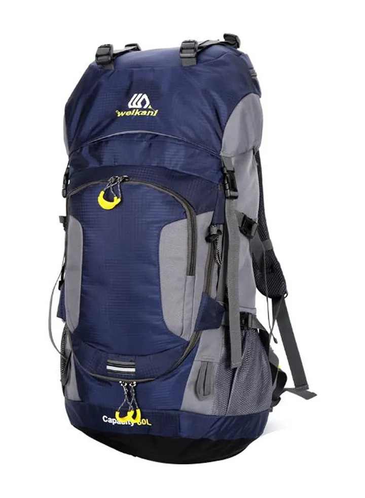 Waterproof Climbing Backpack With Rain Cover 60Liters