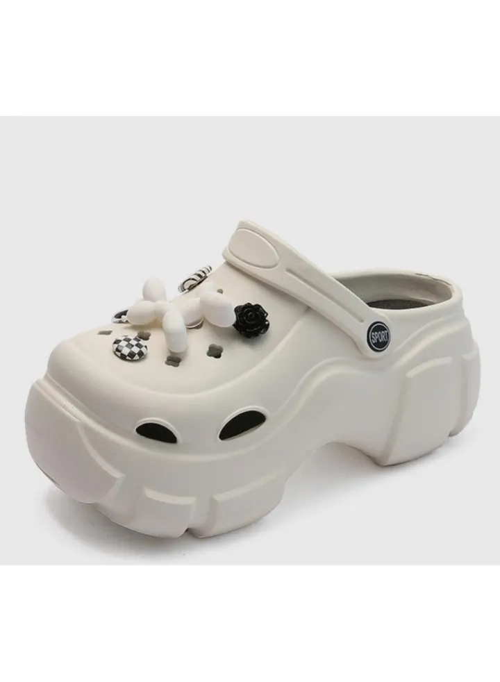 Wear Non Slip Lightweight Perforated Shoes For External Wear