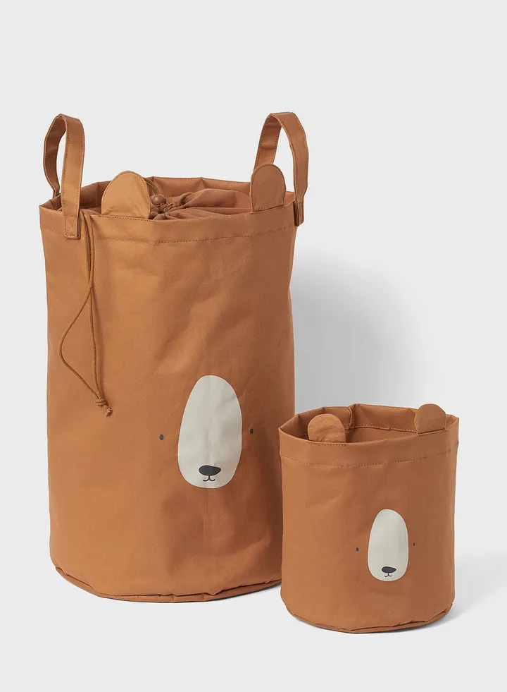 Cotton Twill Storage Basket