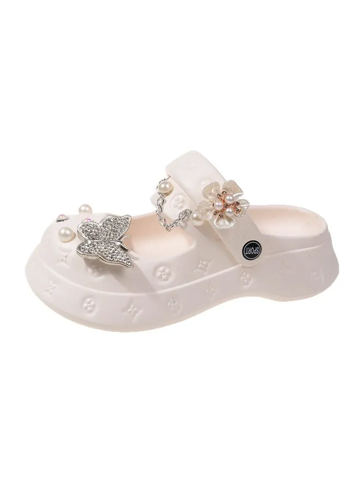 Wear Non Slip Lightweight Perforated Shoes For External Wear