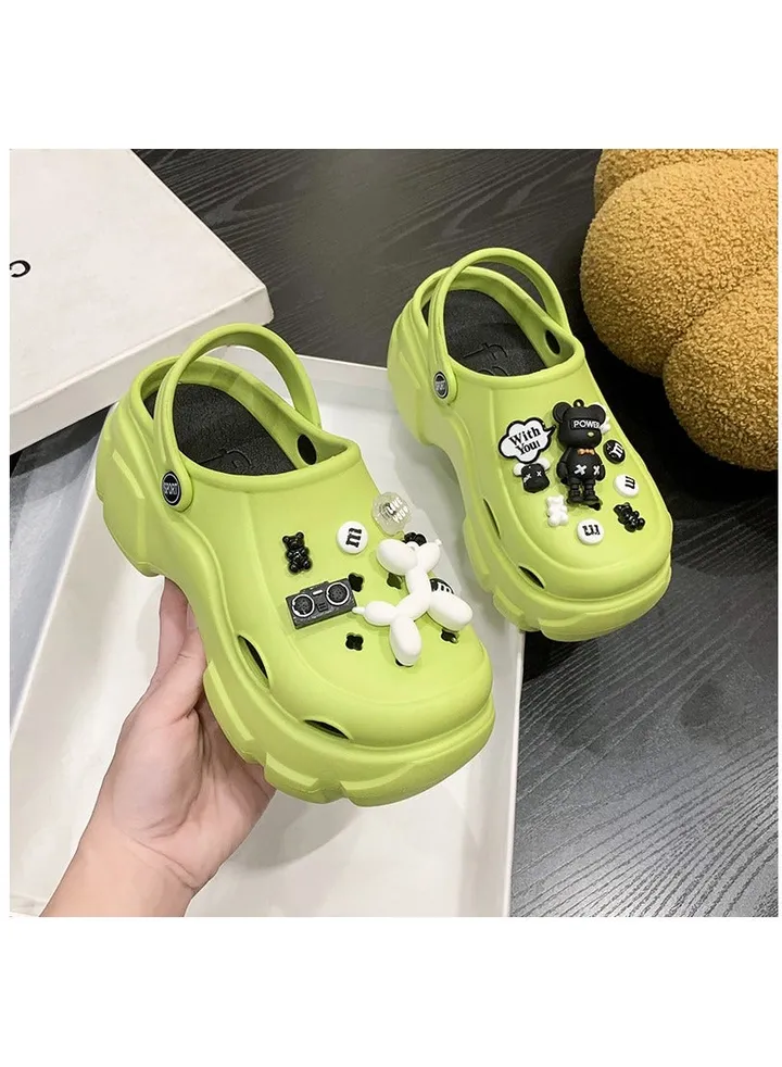 Wear Non Slip Lightweight Perforated Shoes For External Wear