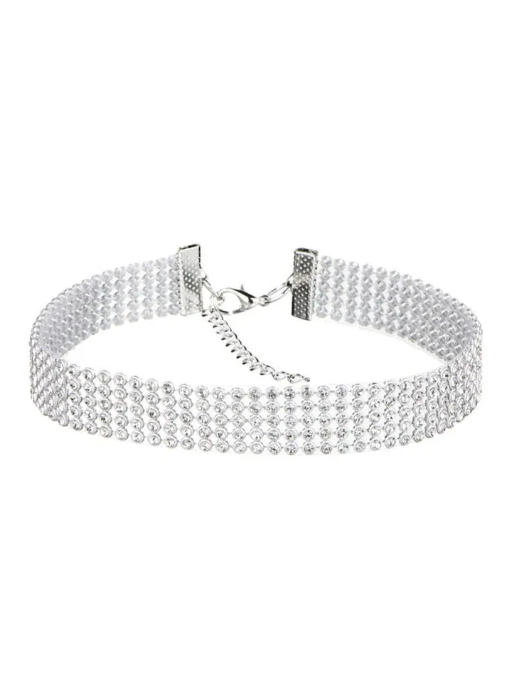 Rhinestone Choker Necklace