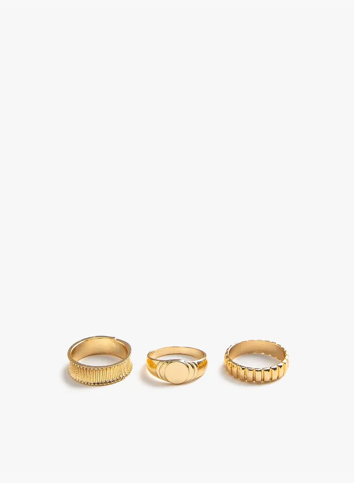 3 Pack Ring In Different Shapes