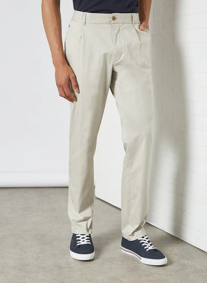 Denton Soft Twill Chino Pants Grey