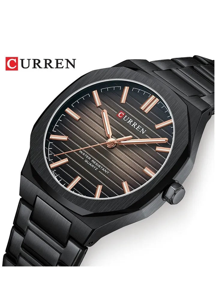 Watches For Men Water Resistant Stainless steel Wristwatch 8456