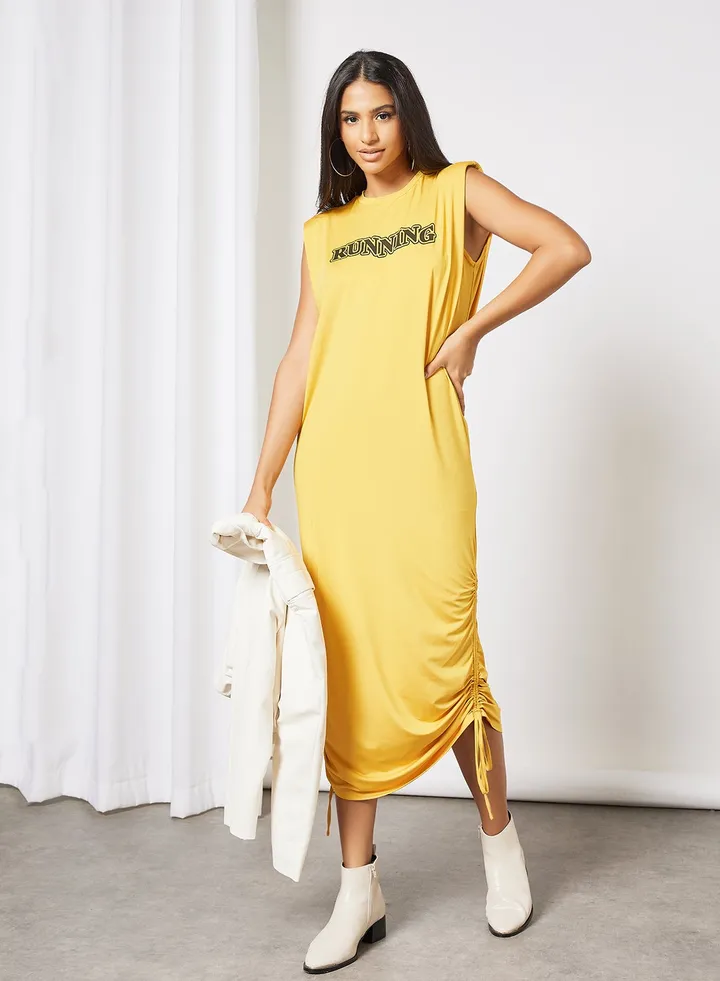 Casual Raglan Sleeve Long Evening Maxi Solid Knit Dress 33 Honey