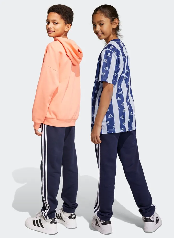 Essentials 3-Stripes Fleece Joggers