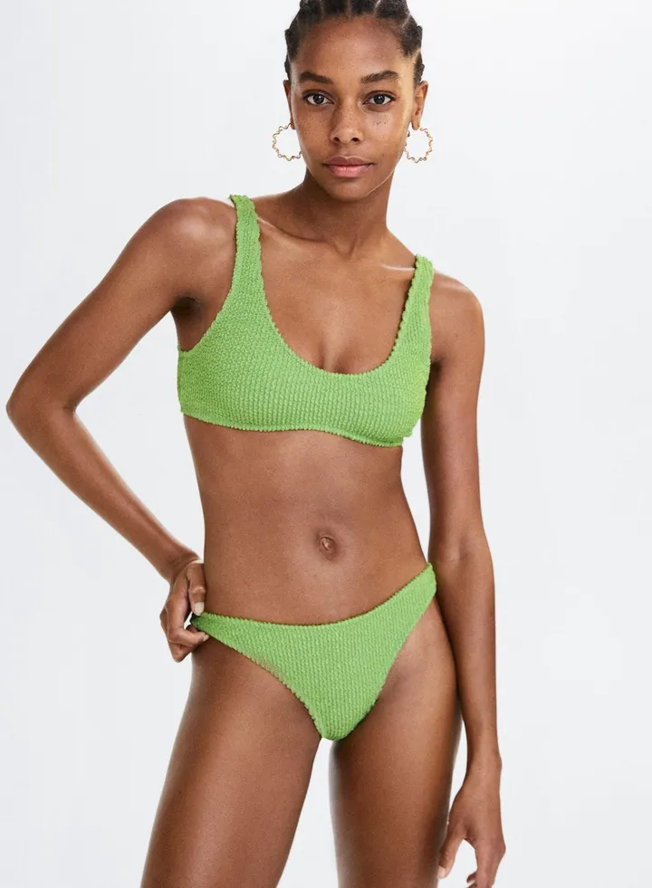 Ribbed Bikini Top