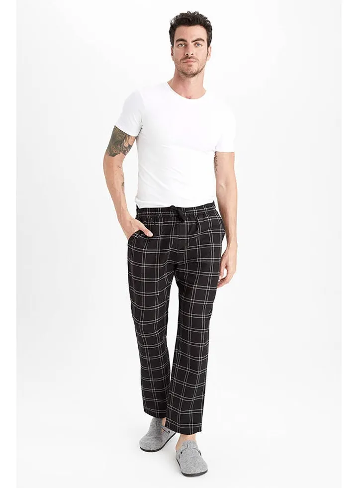 Man Black Woven Bottoms