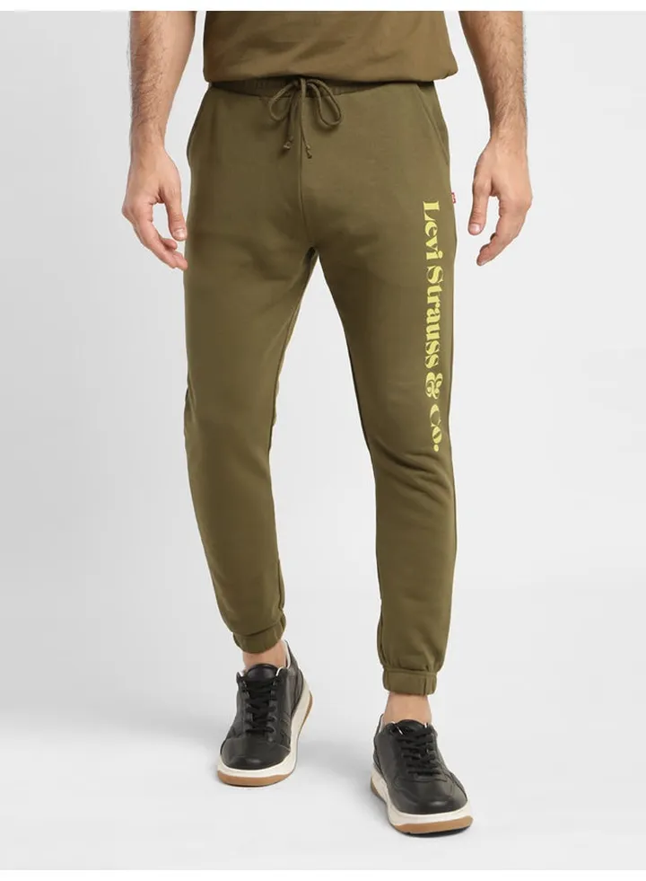 Men's Olive Regular Joggers