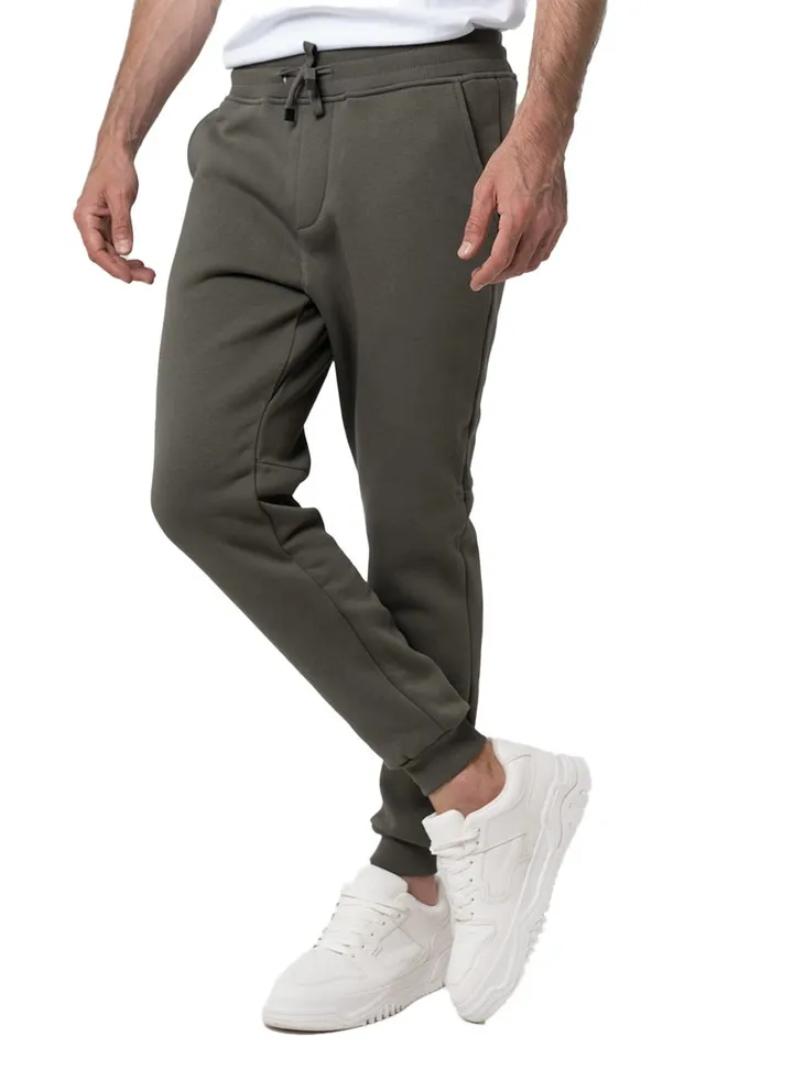 Sweatpants Men's , Melton Cotton Material - Oli
