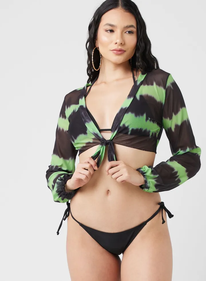 Long Sleeve Bikini Set