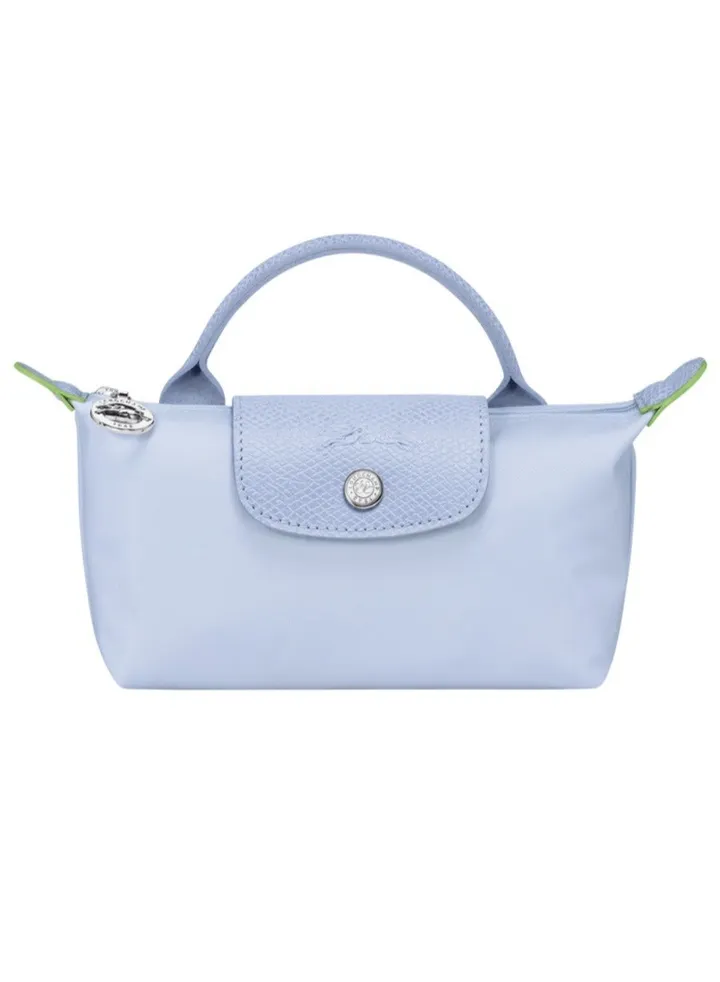 Longchamp women's mini makeup bag, handbag, shoulder bag, fragrant taro purple classic style