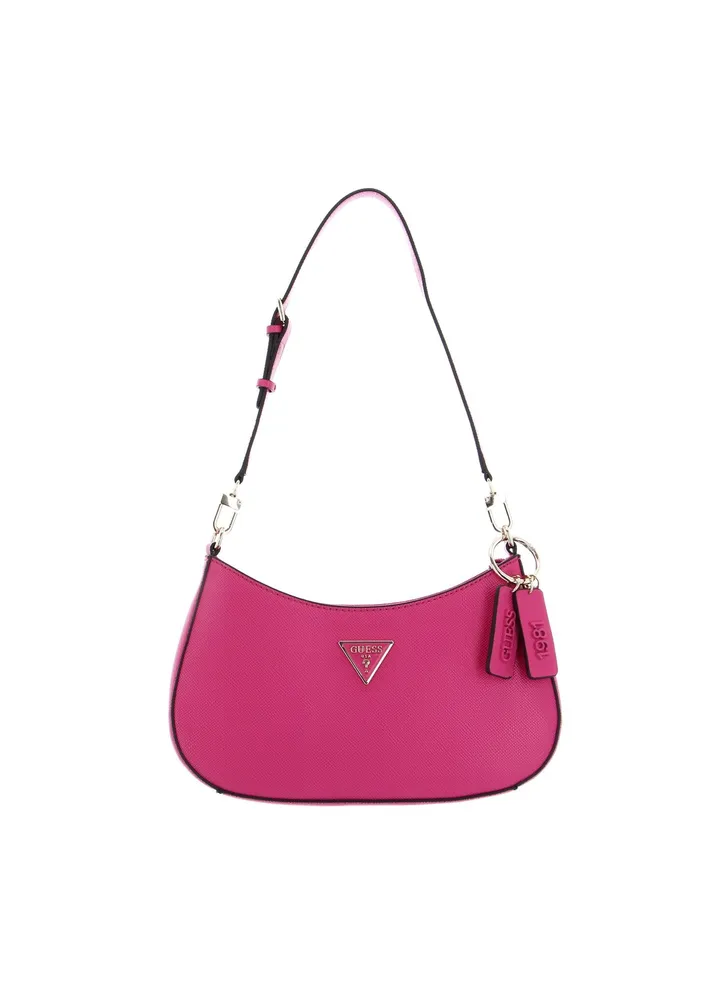 Top zip shoulder bag