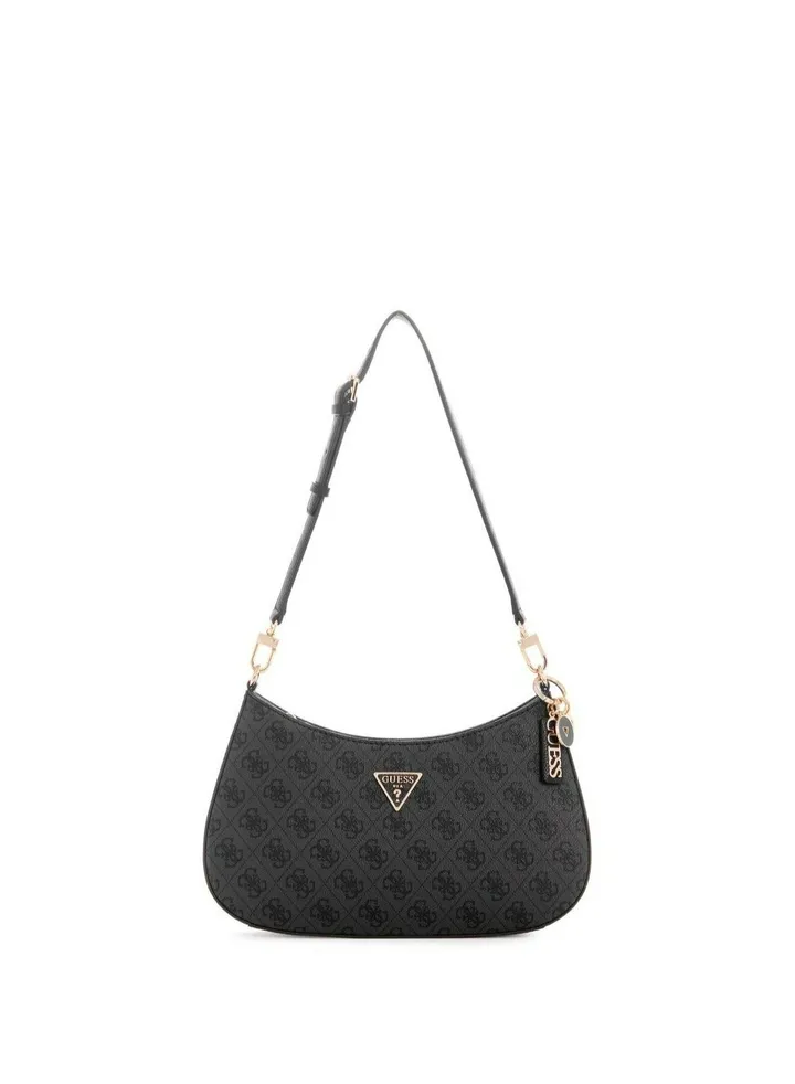 Top zip shoulder bag