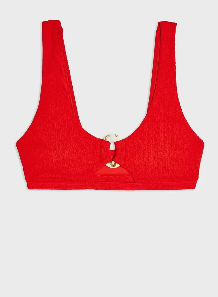 Scoop Neck Bikini Top