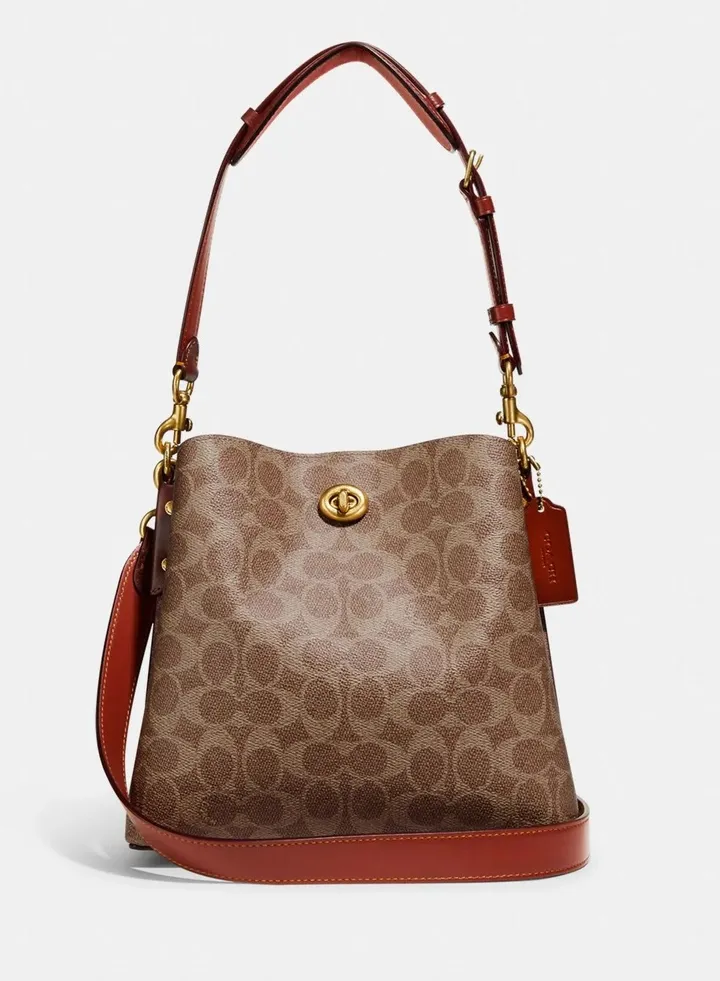 COACH Womens Willow Bucket Bag