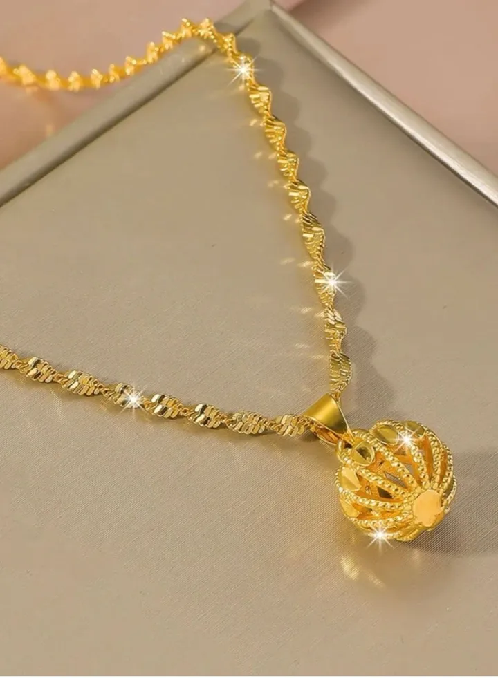18k Gold Plated Necklace For Women