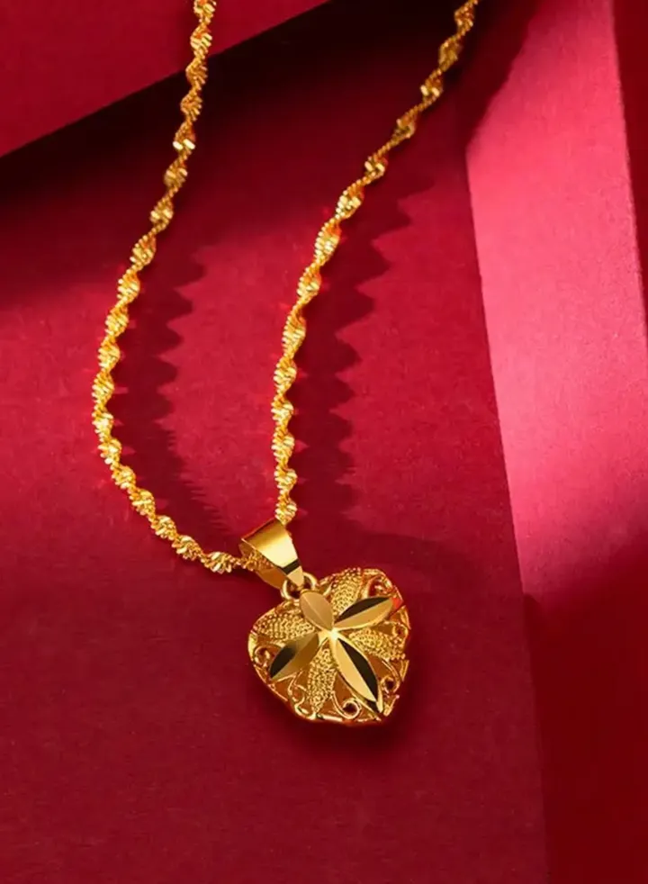 18k Gold Plated Necklace For Women