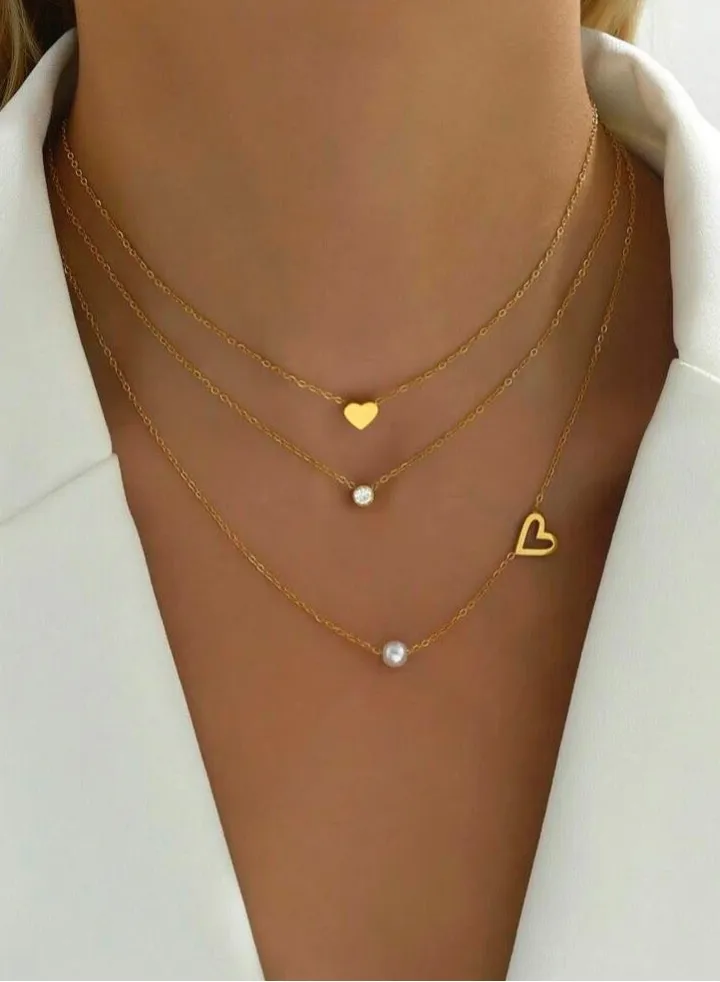 18k Gold Plated Stainless Steel Necklace