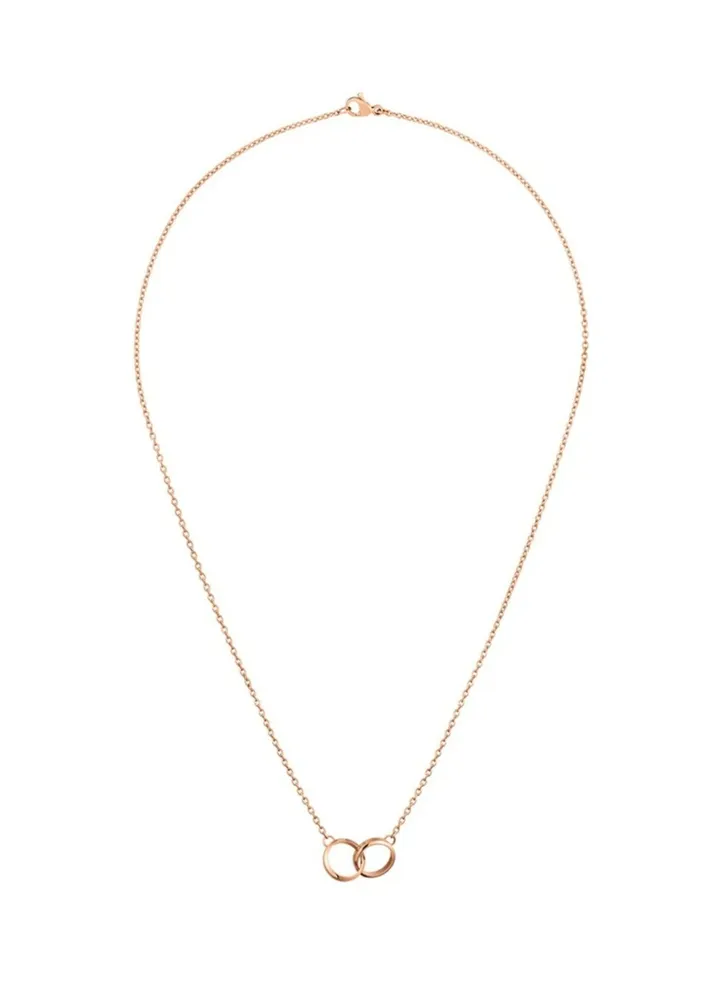 ELAN solidarity rose gold necklace