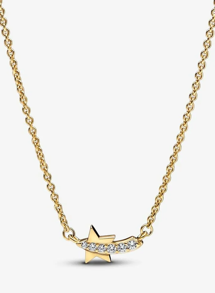 Shooting Star Pavé Collier Women's Necklace for Pandora Moments 362374C01-45