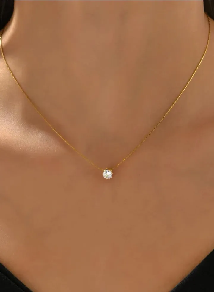Stainless Steel Gold Plated Necklace For Women