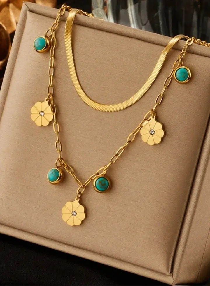 Elegant 18k Gold Plated Necklace For Women
