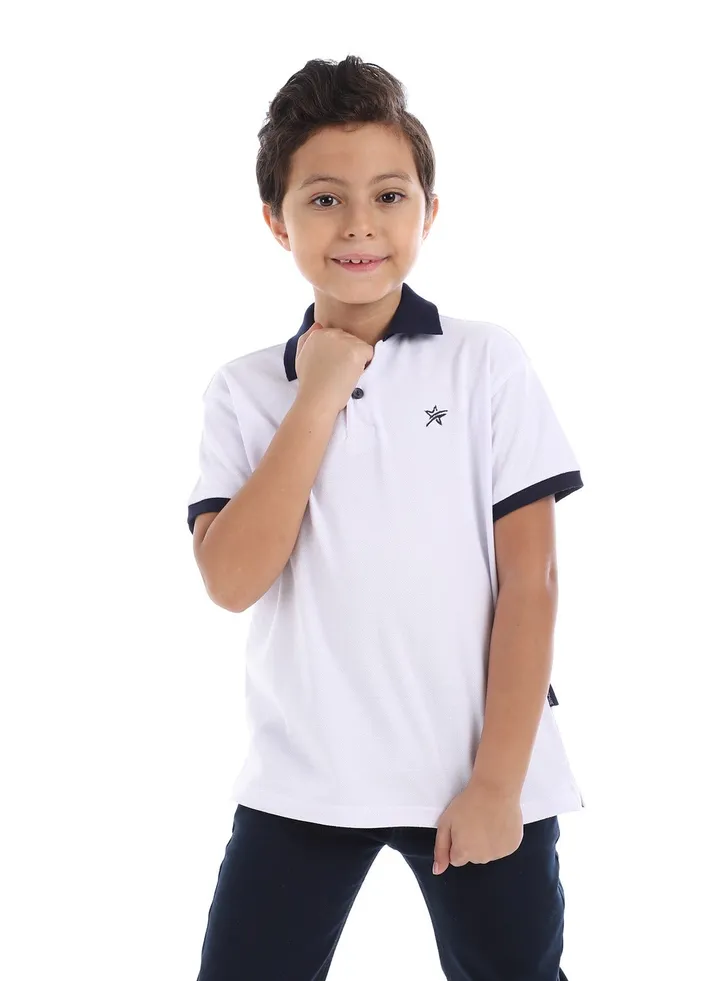 Polo Neck T-Shirt For Boys