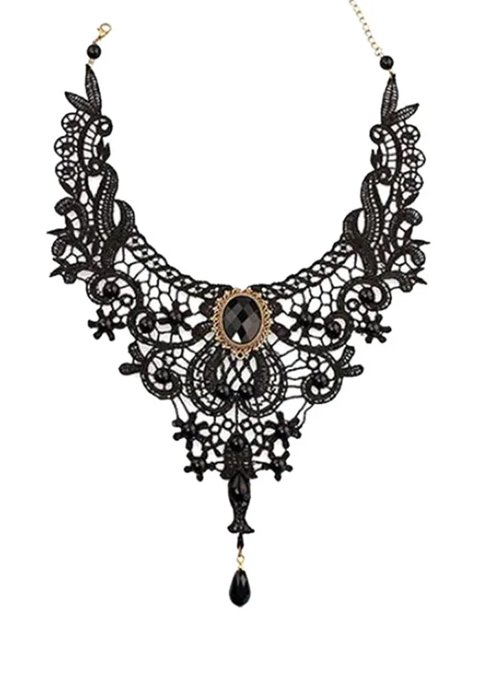 Alloy Lace Choker