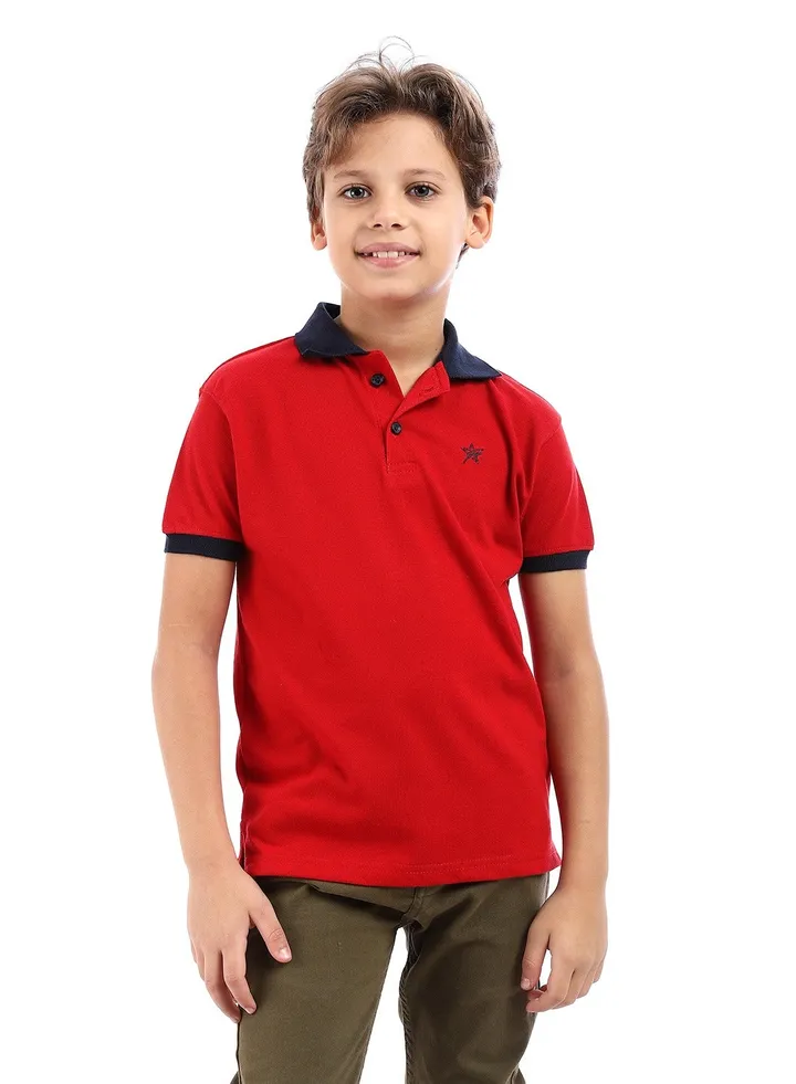 Polo Neck T-Shirt For Boys