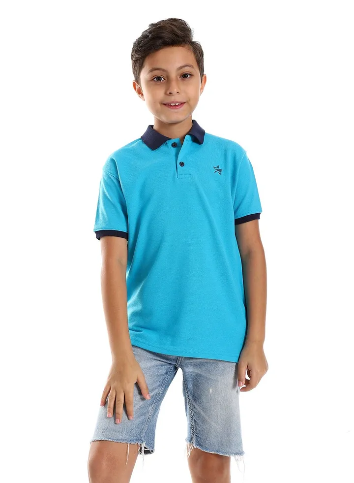 Polo Neck T-Shirt For Boys