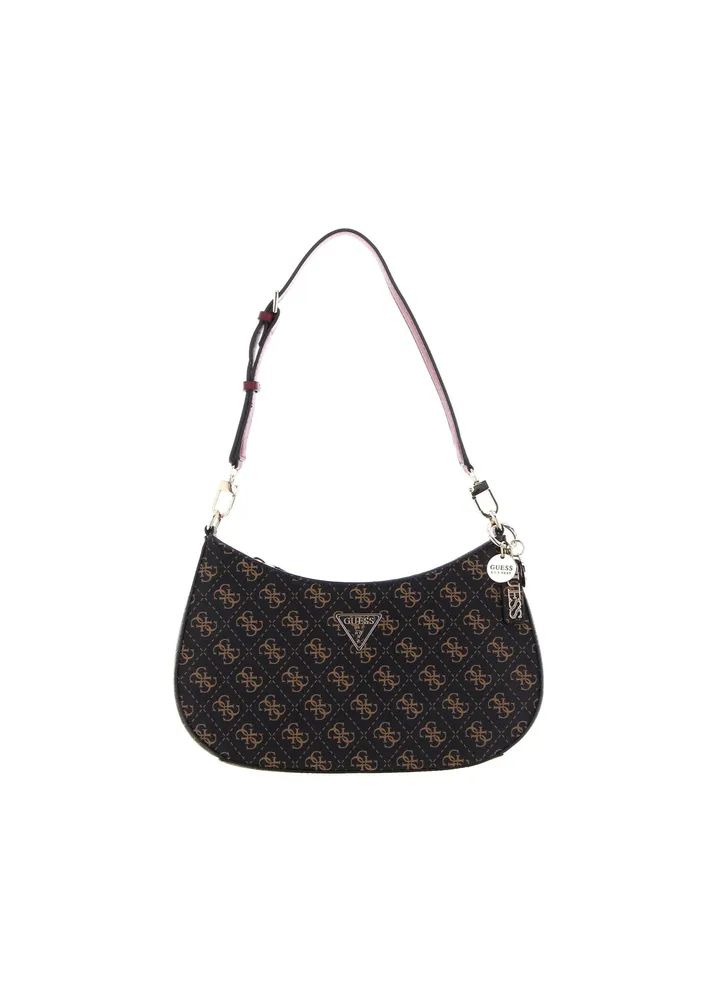 Top zip shoulder bag
