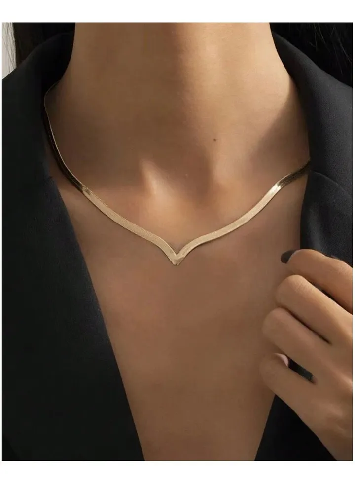 18k Gold Plated Stainless Steel Necklace