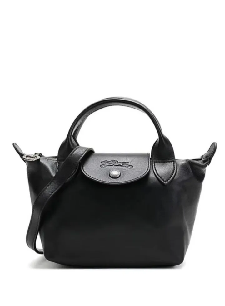 Lambskin mini versatile dumpling bag