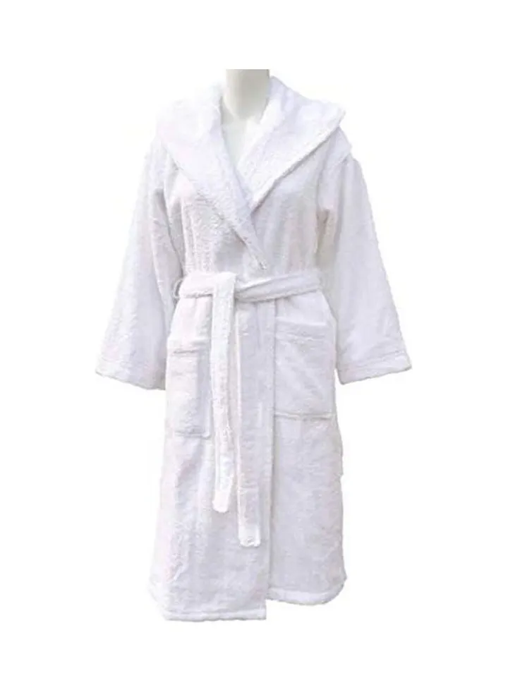 Cotton Bathrobe White
