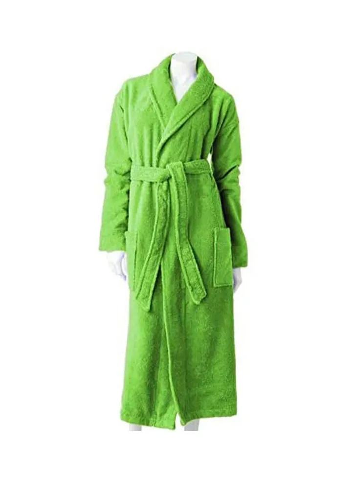 Cotton Bath Robe Green