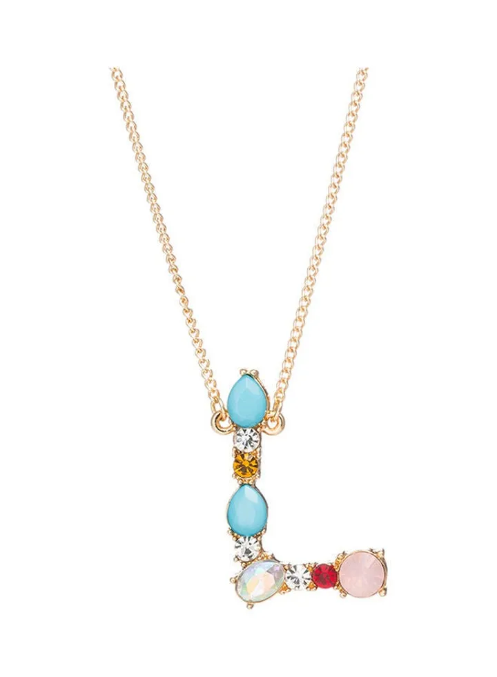 L Letter Pendant Necklace