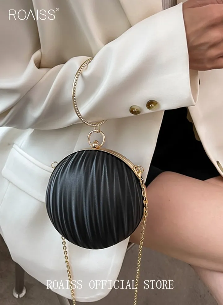 Women Crossbody Bag Handbag Ball Design Fashion Simple Women Chain Shoulder Bag