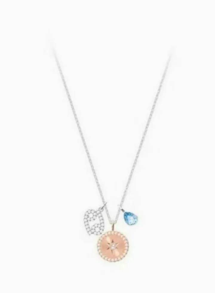 Zodiac Cancer Pendant Necklace Rhodium Plated