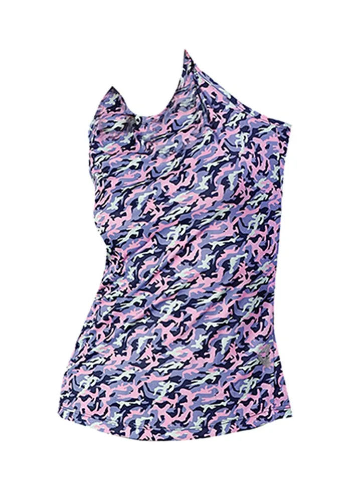 Neo Play Fitted Tank Top Purple/Blue