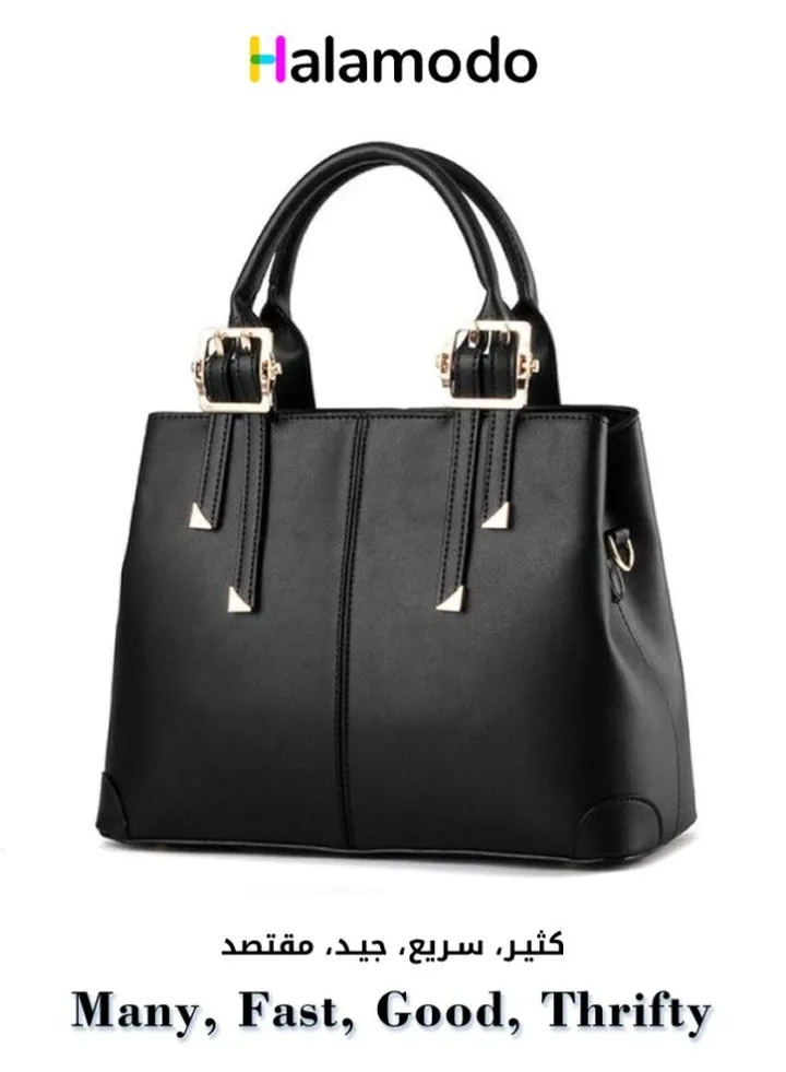 Black Ladies Commuting Casual Handbag