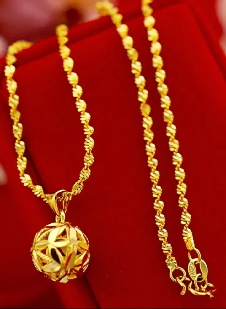 18k Gold Plated Necklace For Women