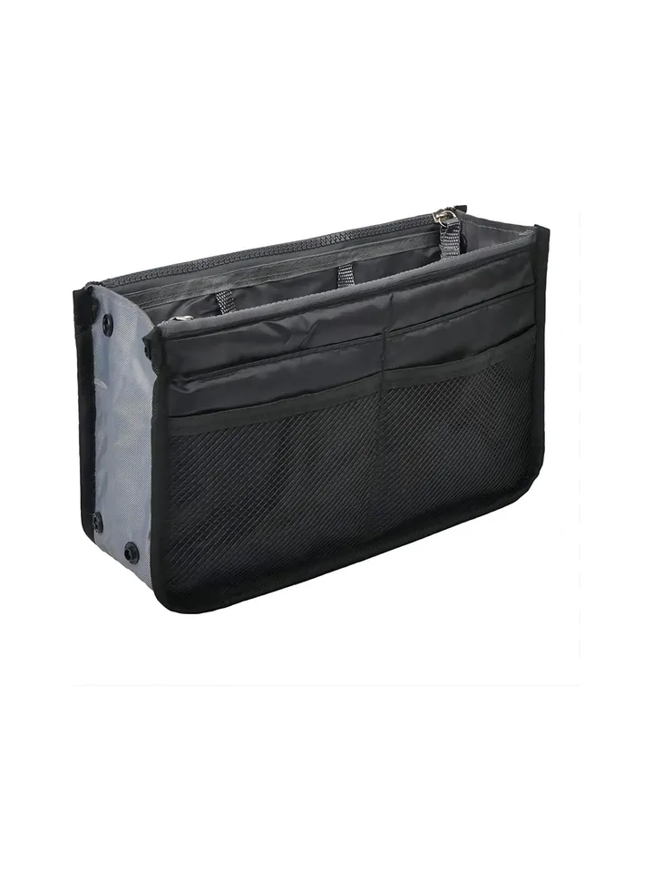 COOLBABY Travel Makeup Insert Handbag Organiser Purse Liner Organizer Bag for Women 28.5x18x8cm