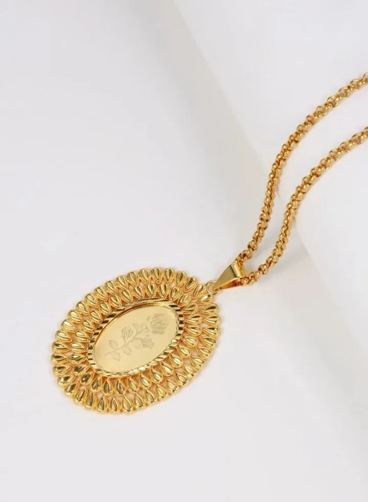 24k Gold Plated Necklace For Women