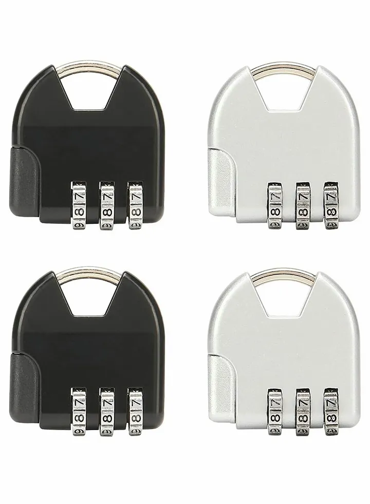 Luggage Locks, 4 Pcs Password Travel Lock
